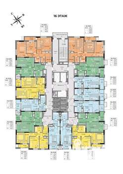 2-к квартира, вторичка, 45м2, 16/17 этаж