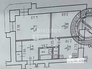 2-к квартира, вторичка, 48м2, 3/14 этаж