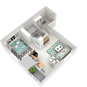2-к квартира, строящийся дом, 41м2, 5/25 этаж