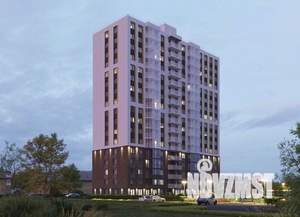 1-к квартира, строящийся дом, 35м2, 1/17 этаж