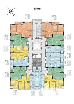 2-к квартира, вторичка, 45м2, 9/17 этаж