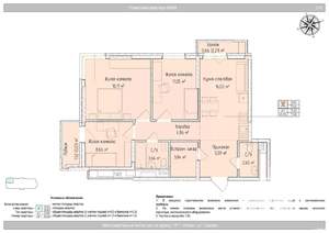4-к квартира, вторичка, 75м2, 18/24 этаж