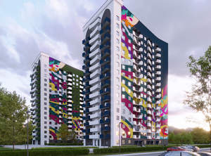 1-к квартира, вторичка, 59м2, 12/17 этаж