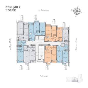 1-к квартира, строящийся дом, 48м2, 11/17 этаж