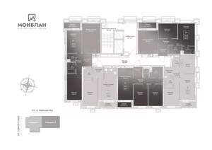 3-к квартира, сданный дом, 65м2, 2/17 этаж