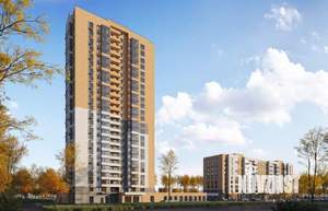 1-к квартира, строящийся дом, 43м2, 10/10 этаж