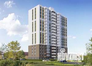 1-к квартира, строящийся дом, 40м2, 5/17 этаж