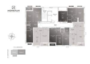 2-к квартира, сданный дом, 48м2, 15/17 этаж