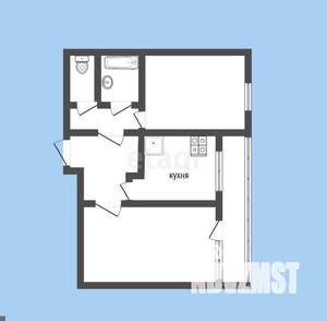 2-к квартира, вторичка, 50м2, 9/10 этаж