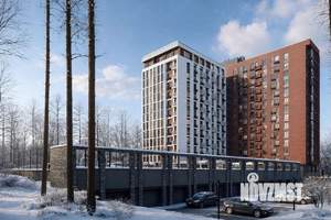 1-к квартира, строящийся дом, 40м2, 3/14 этаж