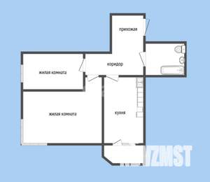 2-к квартира, вторичка, 50м2, 18/18 этаж