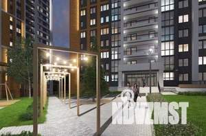 1-к квартира, строящийся дом, 44м2, 19/26 этаж
