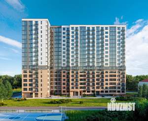 2-к квартира, строящийся дом, 62м2, 8/17 этаж