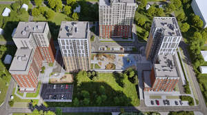 1-к квартира, строящийся дом, 39м2, 4/17 этаж