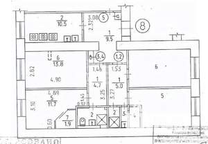 2-к квартира, вторичка, 36м2, 2/9 этаж