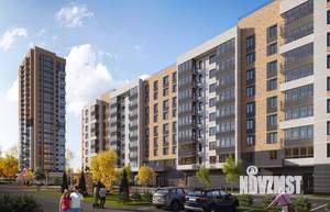 2-к квартира, строящийся дом, 57м2, 24/24 этаж