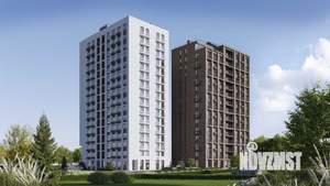 1-к квартира, строящийся дом, 39м2, 2/15 этаж