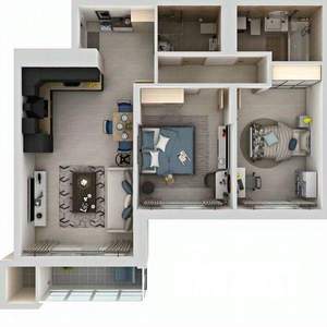 2-к квартира, вторичка, 60м2, 3/17 этаж