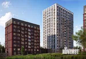 2-к квартира, строящийся дом, 59м2, 2/17 этаж