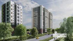 2-к квартира, строящийся дом, 40м2, 17/17 этаж