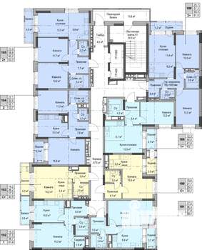 2-к квартира, вторичка, 60м2, 4/17 этаж