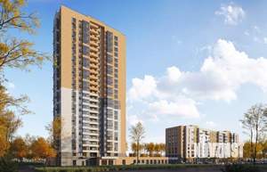 1-к квартира, строящийся дом, 42м2, 10/10 этаж