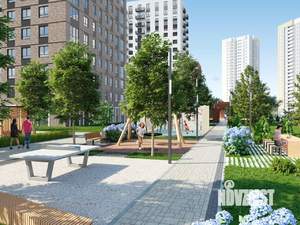 2-к квартира, строящийся дом, 62м2, 4/17 этаж
