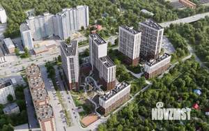 3-к квартира, строящийся дом, 65м2, 5/25 этаж