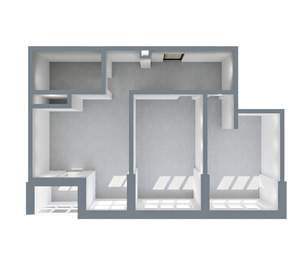 1-к квартира, вторичка, 59м2, 13/17 этаж