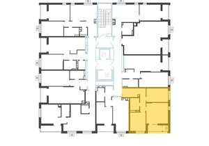 2-к квартира, вторичка, 54м2, 2/16 этаж
