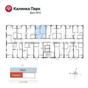 1-к квартира, вторичка, 35м2, 8/17 этаж