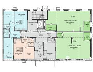 2-к квартира, строящийся дом, 63м2, 1/10 этаж