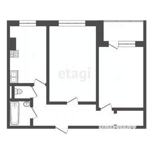 2-к квартира, вторичка, 50м2, 8/10 этаж