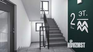 2-к квартира, строящийся дом, 61м2, 6/17 этаж