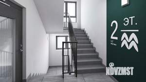 2-к квартира, строящийся дом, 55м2, 11/17 этаж