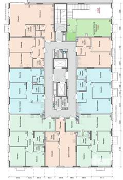 2-к квартира, строящийся дом, 59м2, 2/17 этаж