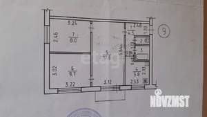 3-к квартира, вторичка, 49м2, 3/5 этаж