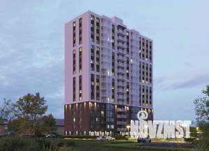 1-к квартира, строящийся дом, 39м2, 16/17 этаж