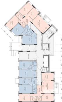 3-к квартира, строящийся дом, 85м2, 1/17 этаж