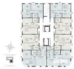 1-к квартира, вторичка, 42м2, 2/16 этаж