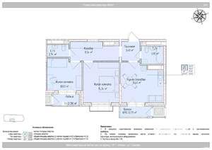 3-к квартира, вторичка, 61м2, 22/24 этаж