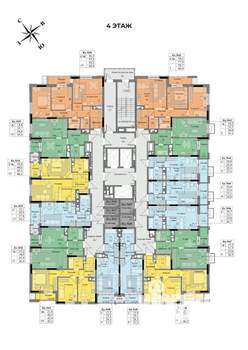 2-к квартира, вторичка, 45м2, 4/17 этаж
