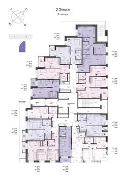 Студия квартира, вторичка, 28м2, 2/17 этаж
