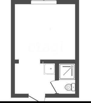 Студия квартира, вторичка, 12м2, 5/5 этаж