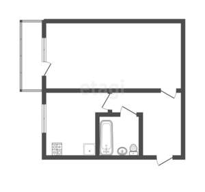 1-к квартира, вторичка, 30м2, 2/5 этаж