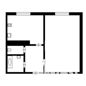 1-к квартира, вторичка, 30м2, 5/9 этаж