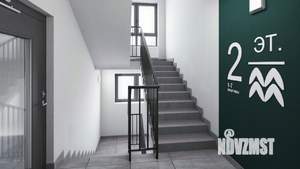 1-к квартира, строящийся дом, 36м2, 6/17 этаж