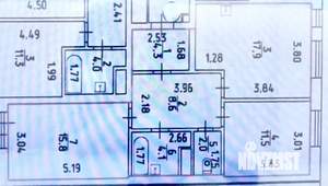 2-к квартира, вторичка, 65м2, 4/9 этаж