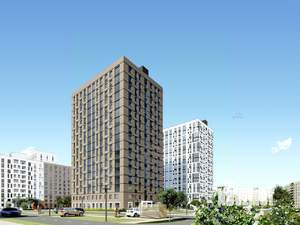 2-к квартира, строящийся дом, 55м2, 2/17 этаж