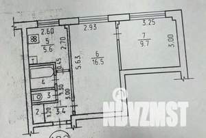 2-к квартира, вторичка, 39м2, 1/5 этаж